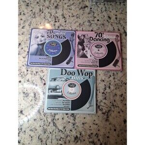 70s Love Songs CD Lot Doo Wop Days + Slow Dancing The Vinyl Collection 3 Disc...